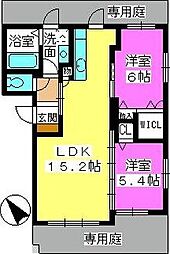 ラフィーネマルベリー 2LDKの間取図画像