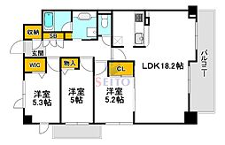 アンビエラ桃山台 3LDKの間取図画像