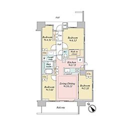 間取図画像 4LDK