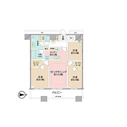 間取図画像 3LDK