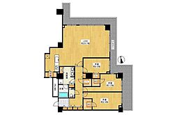 WComfortTowersWEST 3LDKの間取図画像