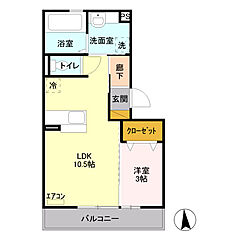 物件の間取り