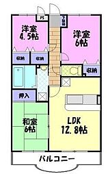 間取図画像 3LDK