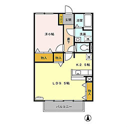 間取図画像 1LDK
