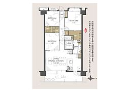 ポートヴィラージュ浦賀A棟 3LDKの間取図画像