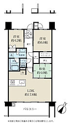 グランリビオ明野南ヒルトップ 3LDKの間取図画像
