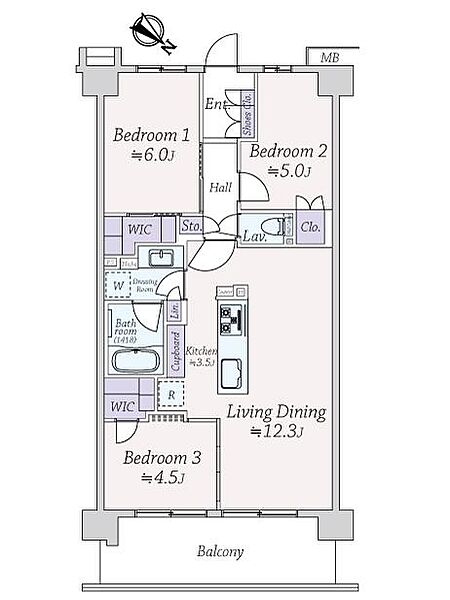 間取りを拡大表示