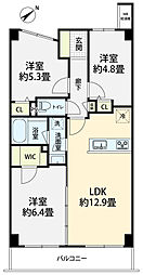 モア・ステージ新浦安 3LDKの間取図画像