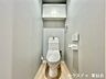 トイレ：トイレはシンプルなデザインでお掃除もしやすそうです♪
