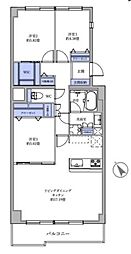 ファミール浜園 3LDKの間取図画像