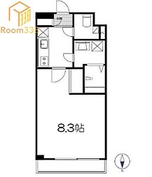 SUNVILLAGE33 1Kの間取図画像