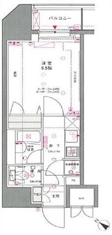 間取り 東京蒲田スクェアタワー 2階/-