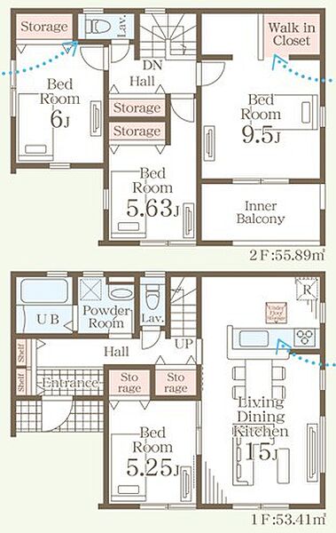 間取りを拡大表示