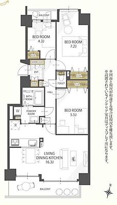 間取り アルス月寒中央アネックス 4階/-