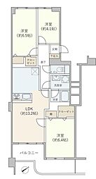 間取図画像 3LDK