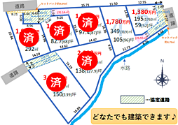 物件画像 狭山市柏原　全7区画
