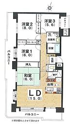 ロピア東麻生 4LDKの間取図画像