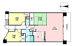 間取図画像 3LDK