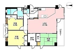間取図画像 3SLDK