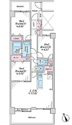 間取図画像 3LDK