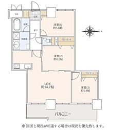 間取図画像 3LDK