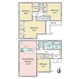 東久留米市中央町六丁目新築戸建て 2号棟