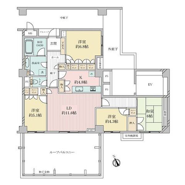 間取りを拡大表示