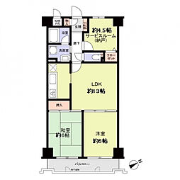 間取図画像 2SLDK