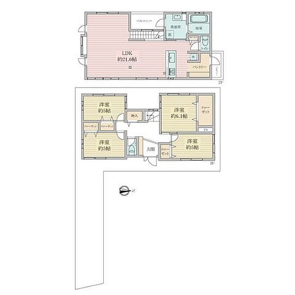 間取りを拡大表示
