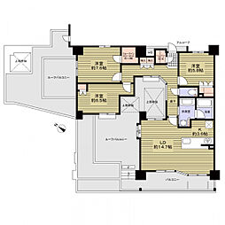 間取図画像 3LDK
