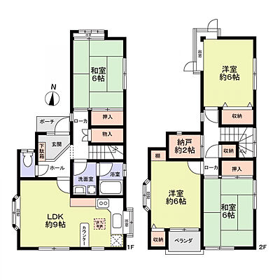 間取り JR和歌山線 田井ノ瀬駅 徒歩24分