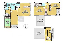 コスタミラにしきのはま5番館 4LDKの間取図画像