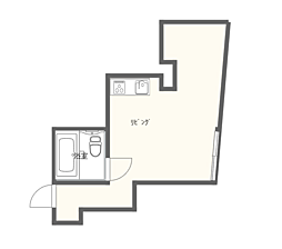 プラザビル ワンルームの間取図画像
