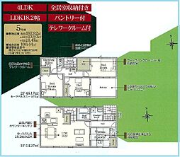 物件画像 クレイドルガーデン市原市椎津第1-2期 全5棟
