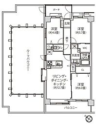 間取図画像 3LDK