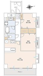 ライオンズマンション大宮浅間町 2LDKの間取図画像