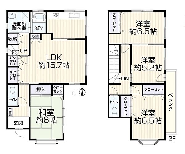 間取りを拡大表示