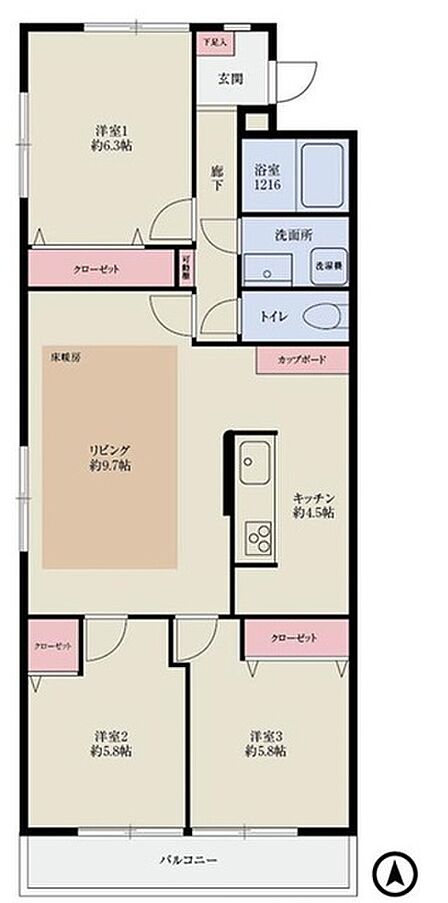現況と相違がある場合は現況を優先させていただきます。