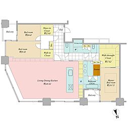 間取図画像 3LDK