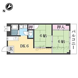 間取図画像 2DK