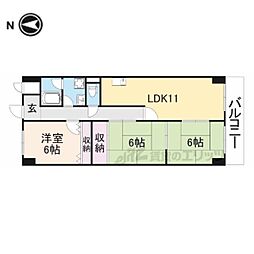 メゾン菱江 3LDKの間取図画像