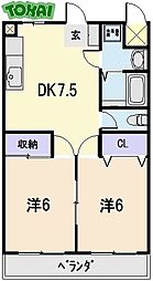 間取図画像 2DK