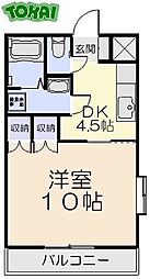 間取図画像 1DK