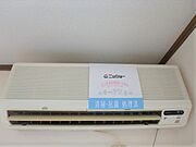 エアコン付きで夏も冬も快適♪