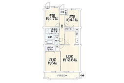 間取図画像 3LDK