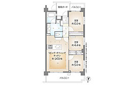 間取図画像 3LDK