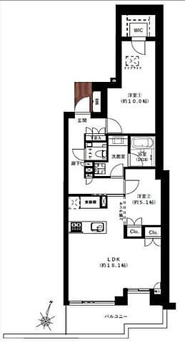 間取り ロイヤルシーズン南麻布 1階/102