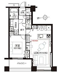 間取図画像 1LDK