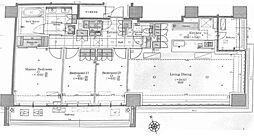 クラッシィタワー新宿御苑 3LDKの間取図画像