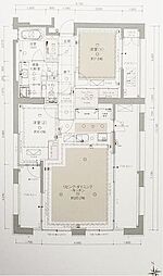 ロイヤルシーズン六本木 3LDKの間取図画像